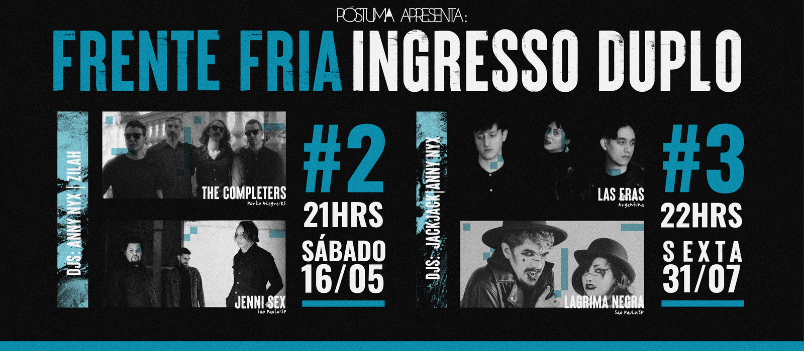 Ingresso Duplo - Frente Fria #2 e #3